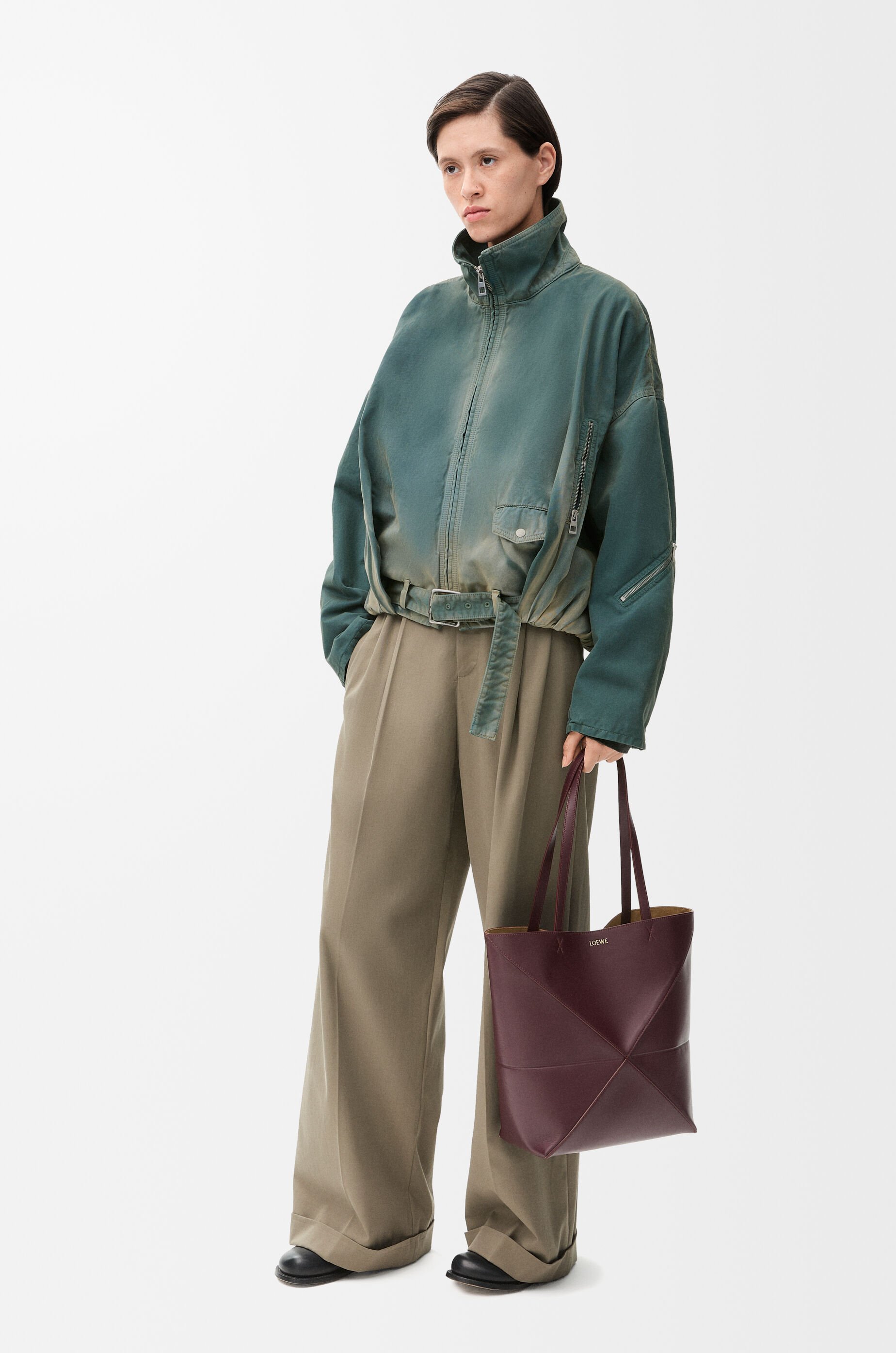 バルーン ジャケット（コットン） ブルー - LOEWE