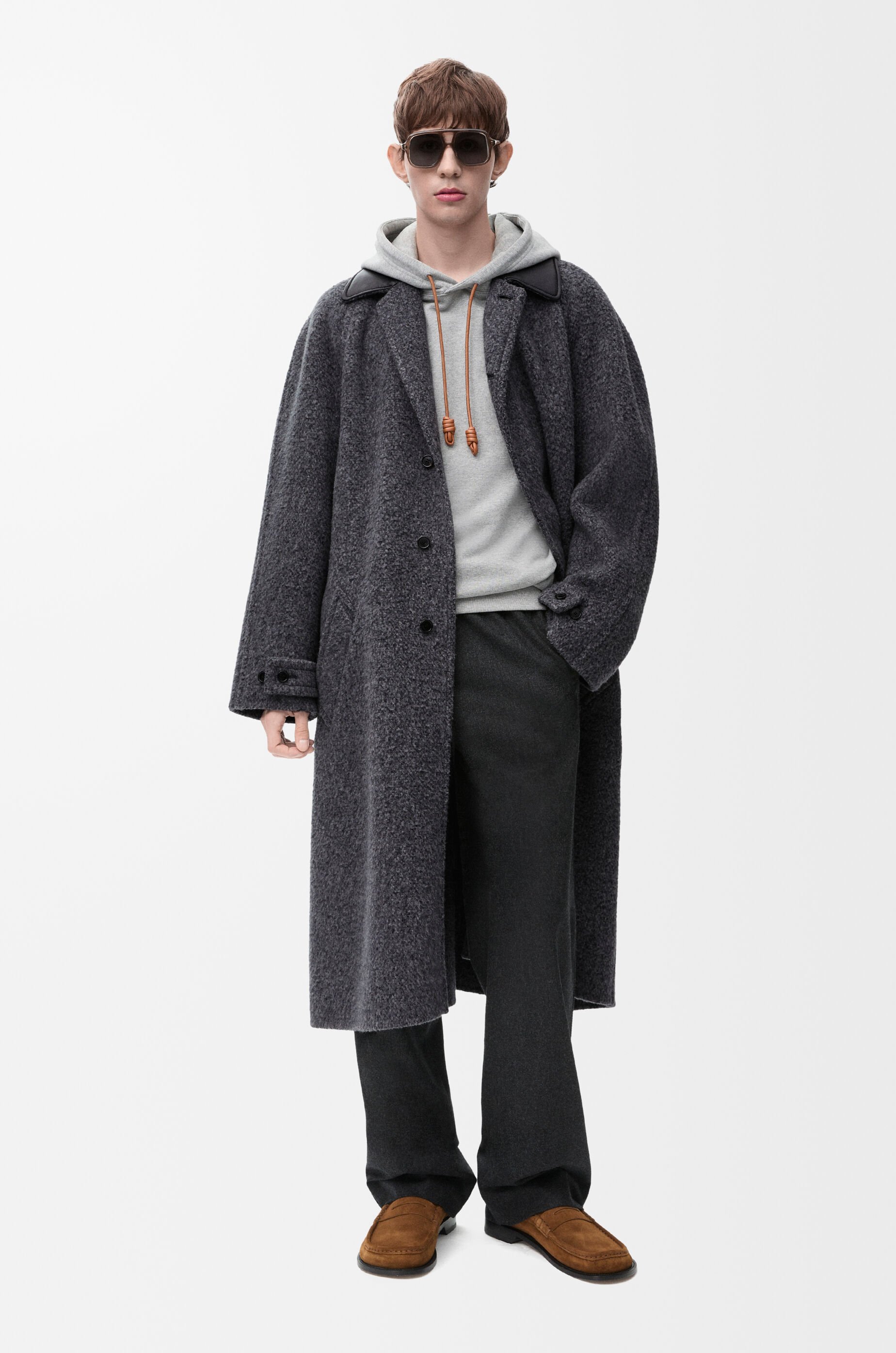 トラックスーツ トラウザーズ（ウール&カシミヤ） グレー - LOEWE