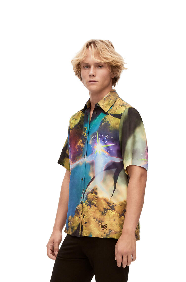 LOEWE Magical Sky shirt in silk Multicolor