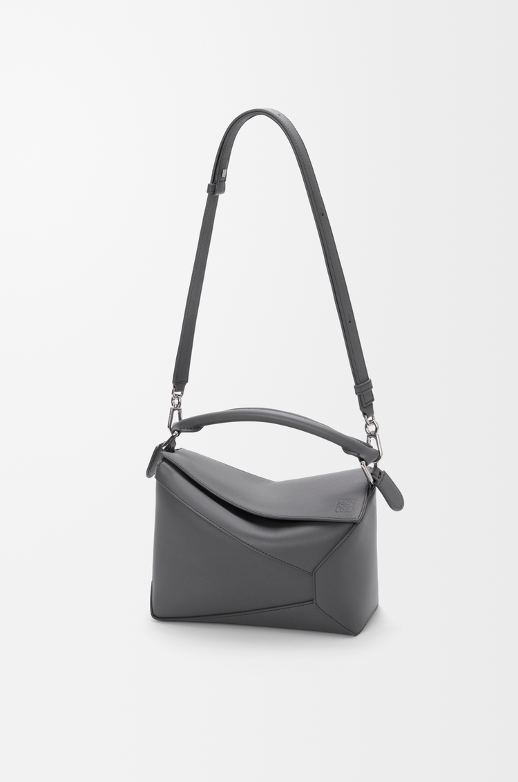 LOEWE Small Puzzle Edge bag in classic calfskin Slate