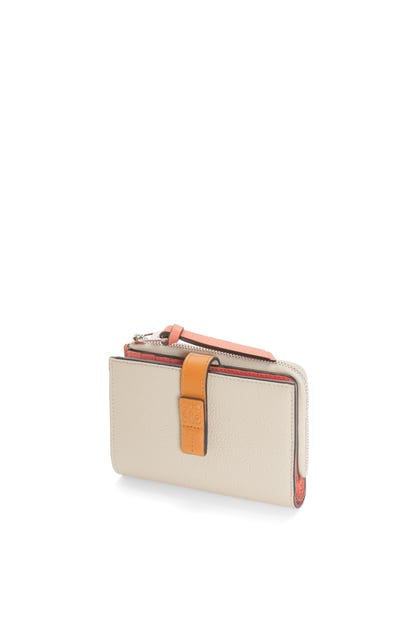 LOEWE Slim compact wallet in soft grained calfskin Light Oat/Honey plp_rd
