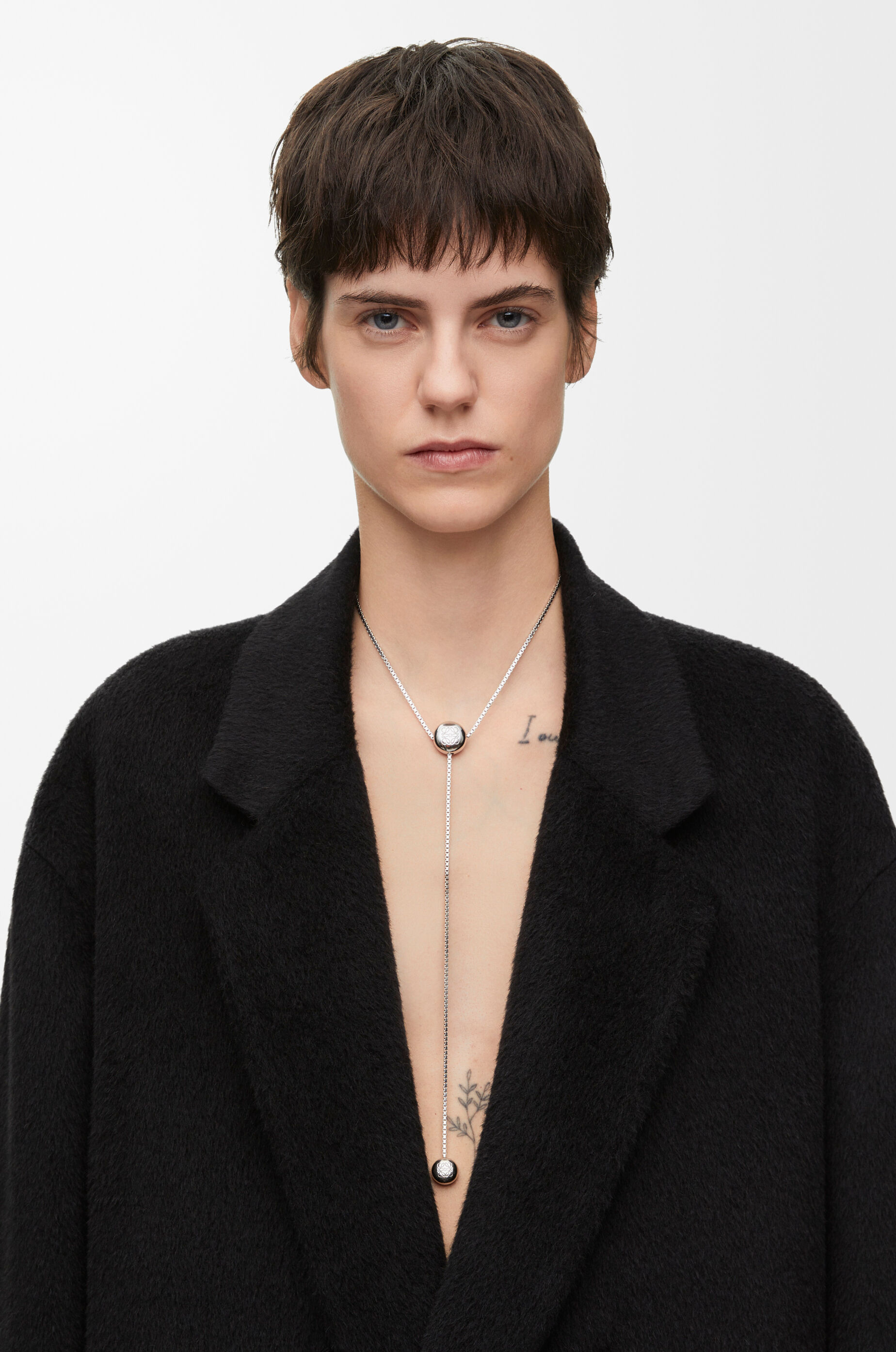 ロエベ◇LOEWE 人気 アナグラムネックレス シルバー/ゴールド (LOEWE/ネックレス・ペンダント) N691420X01【BUYMA】