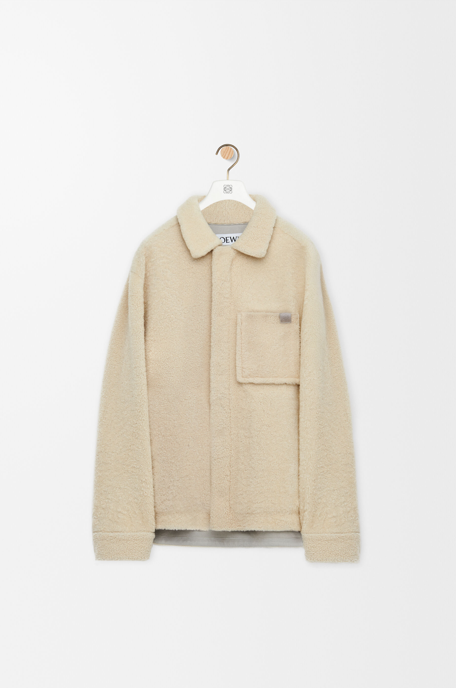 LOEWE ベージュ レザー ジャケット LOEWE ベージュ レザージャケット ベージュ系 LOEWE(ロエベ
