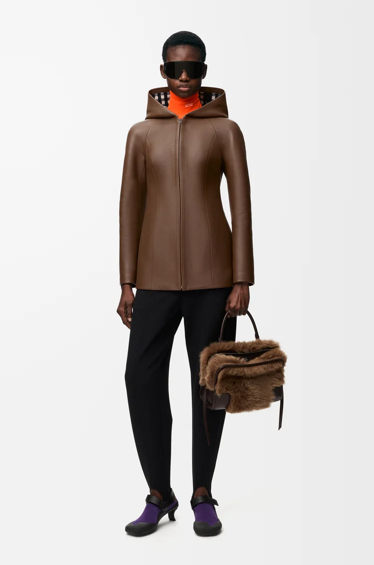 LOEWE Top en mezcla de viscosa Naranja