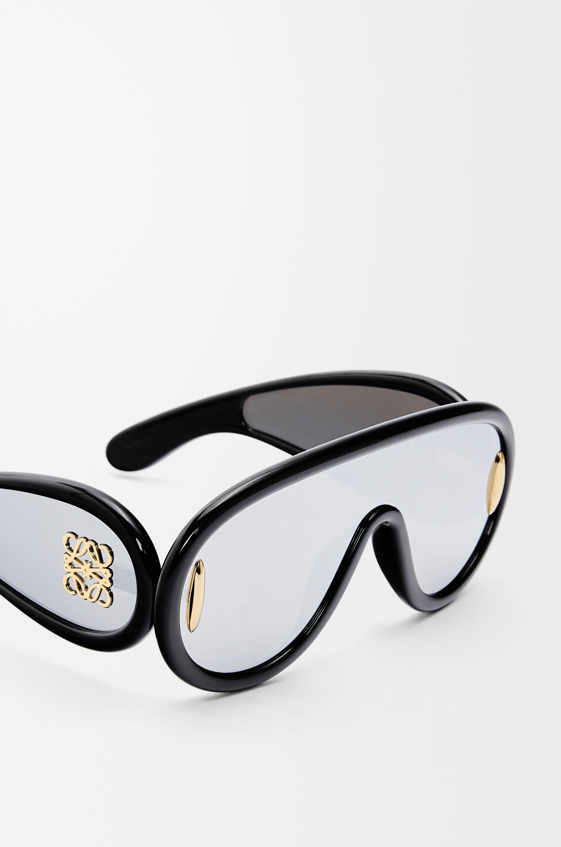 Wave mask sunglasses Black - LOEWE