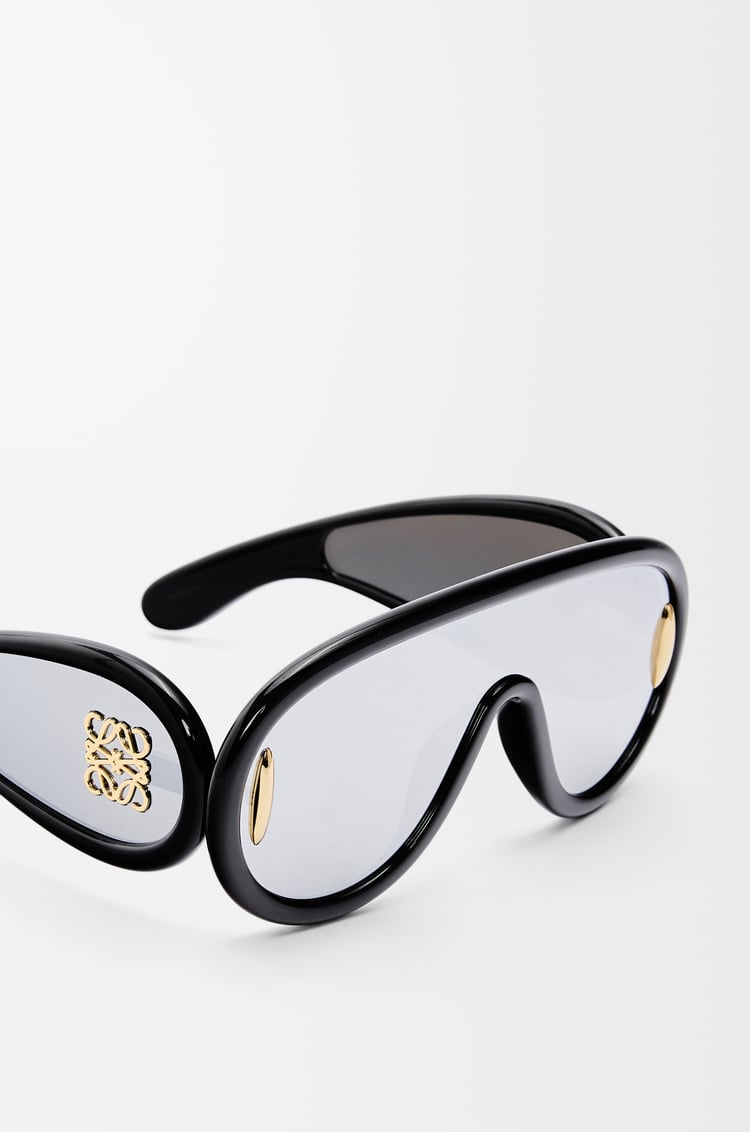 LOEWE Wave mask sunglasses Black