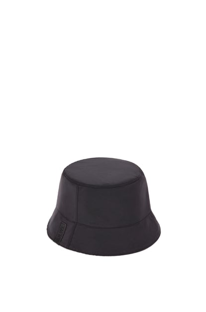 LOEWE Reversible bucket hat in Anagram jacquard and nylon Navy/Black plp_rd