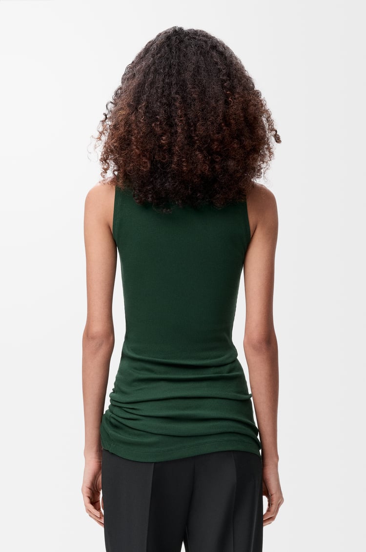 LOEWE Canotta in cotone Verde Scuro