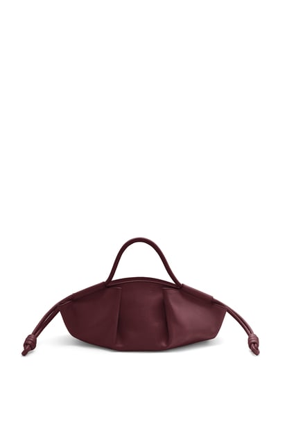 LOEWE Small Paseo bag in shiny nappa calfskin Burgundy plp_rd