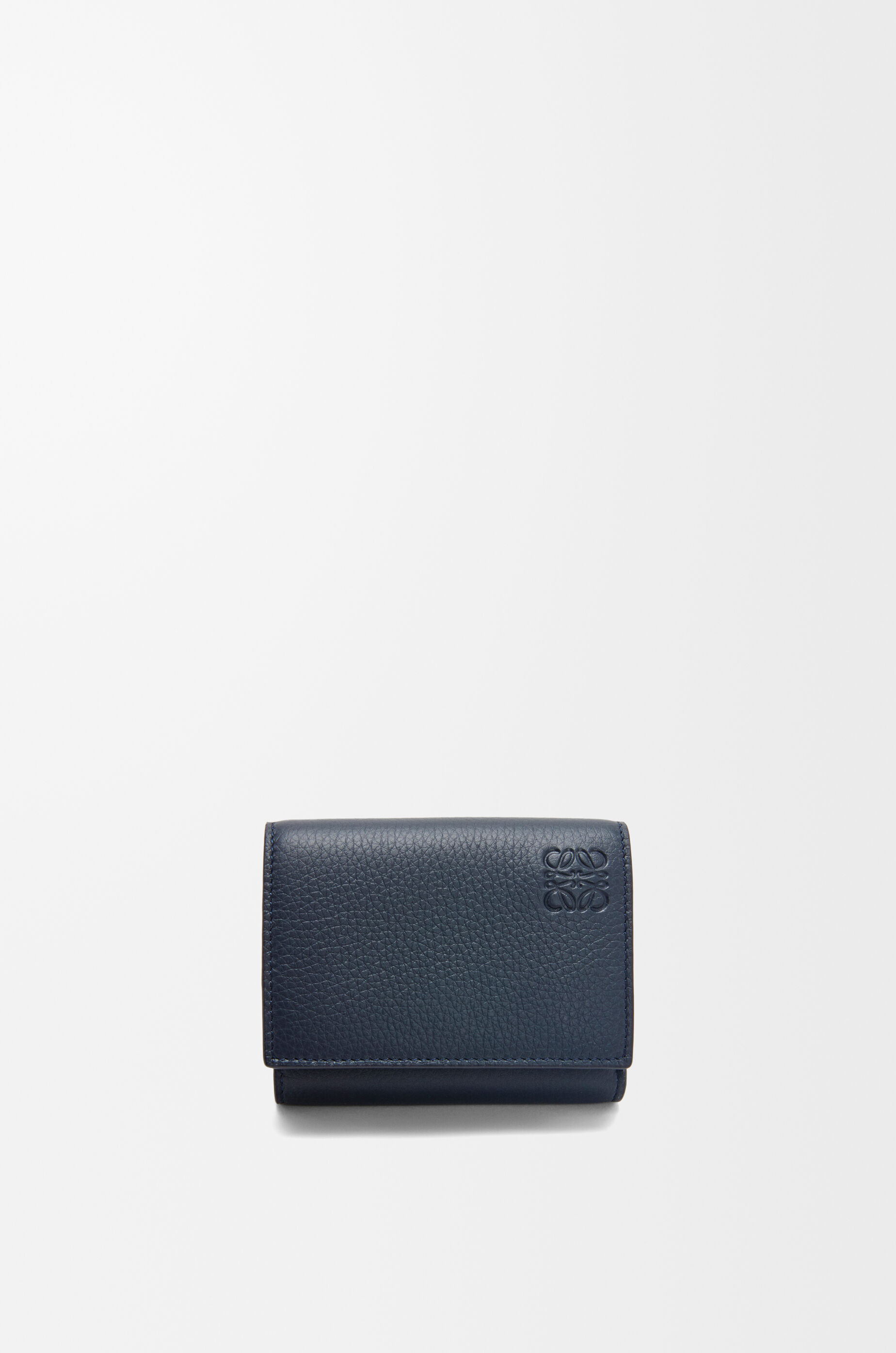 トライフォールド ウォレット（ソフトグレインカーフ） ディープネイビー - LOEWE