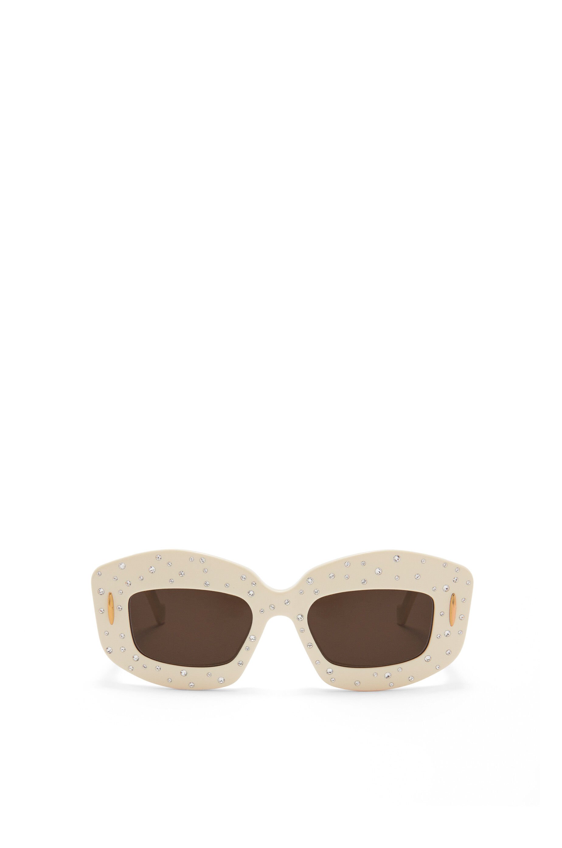 Lunettes de soleil Smooth Pav Screen en ac tate IVOIRE LOEWE