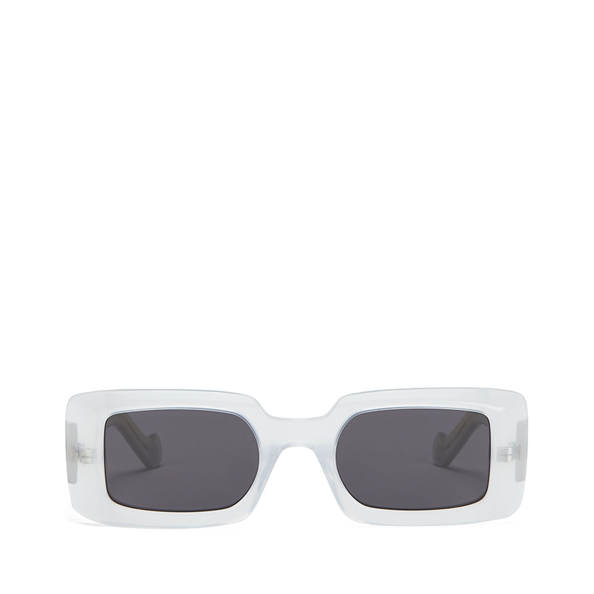 LOEWE Acetate Square Sunglasses White/Smoke front