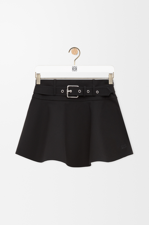LOEWE Minigonna in cotone Nero