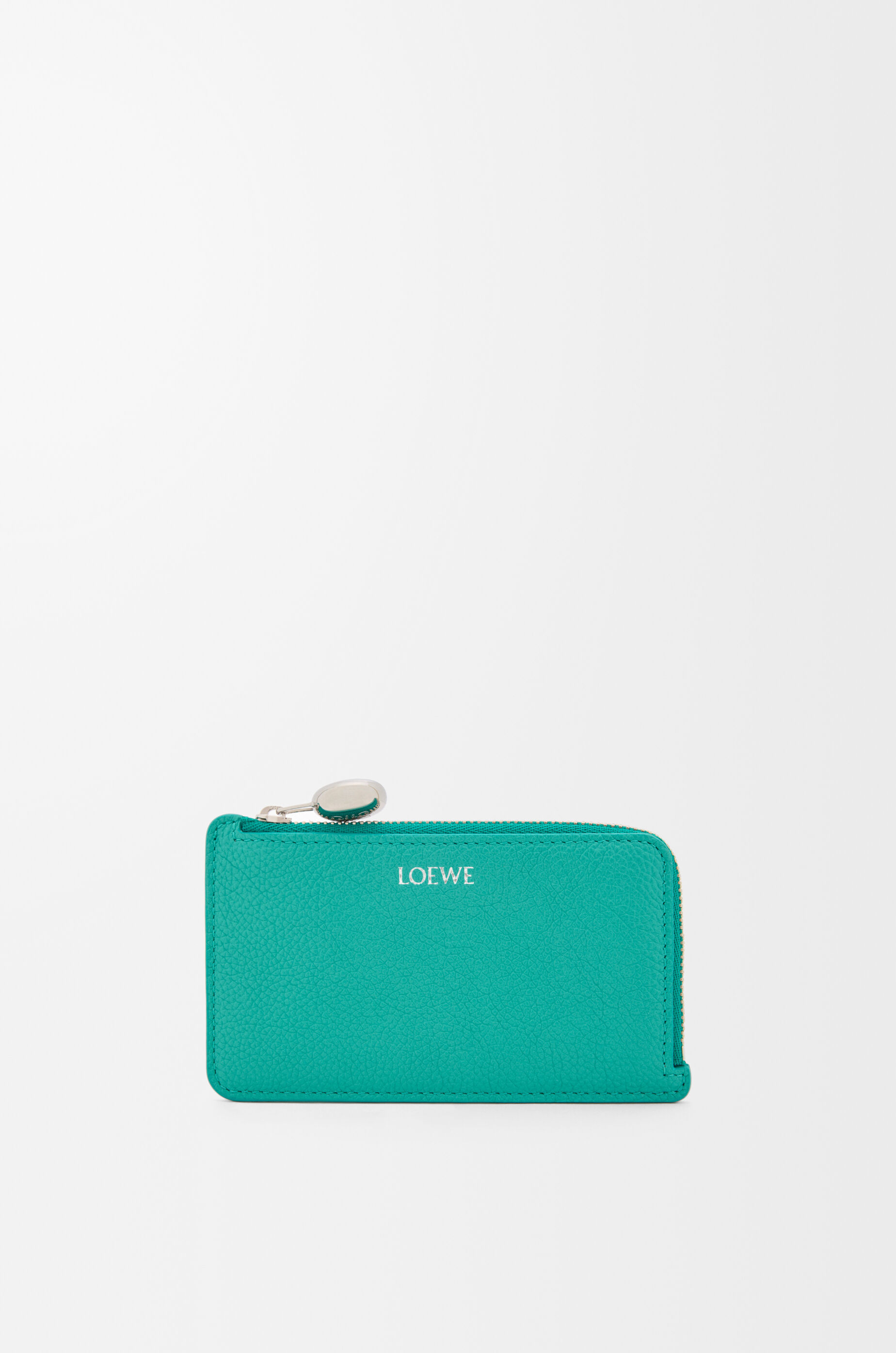 LOEWE - コインカードホルダー / Pebble coin cardholder Pebble coin cardholder in pebble grained calfskin Blue - LOEWE
