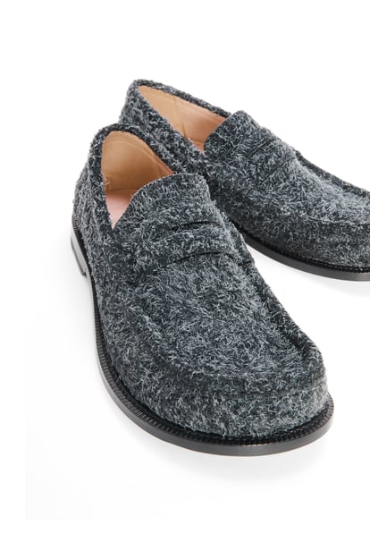 LOEWE Campo loafer in brushed suede Charcoal plp_rd