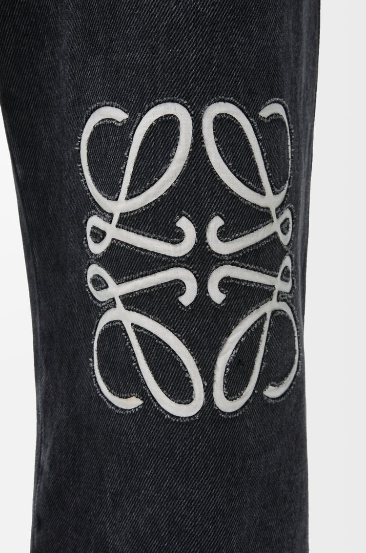 LOEWE Anagram baggy jeans in denim Black