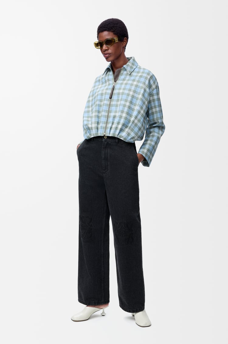 LOEWE Anagram baggy jeans in denim Black