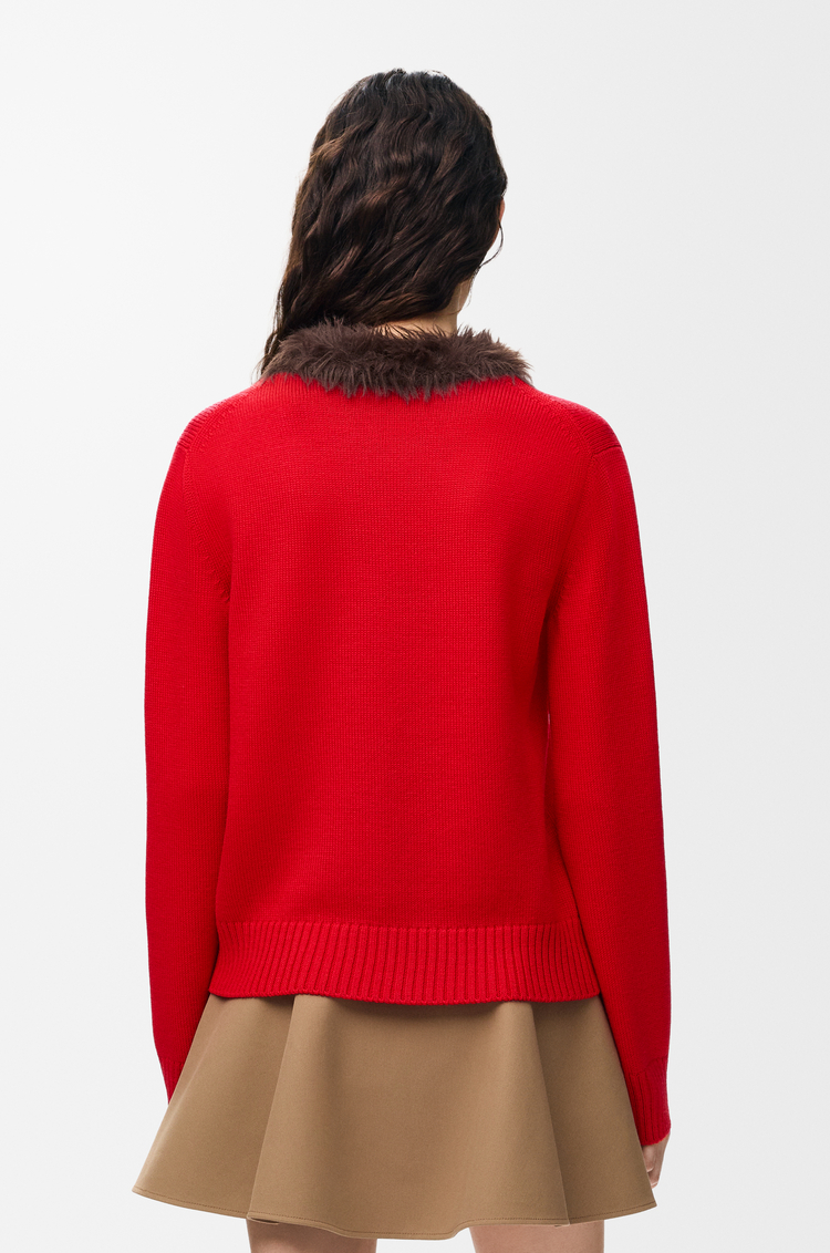 LOEWE Jersey en lana Rojo