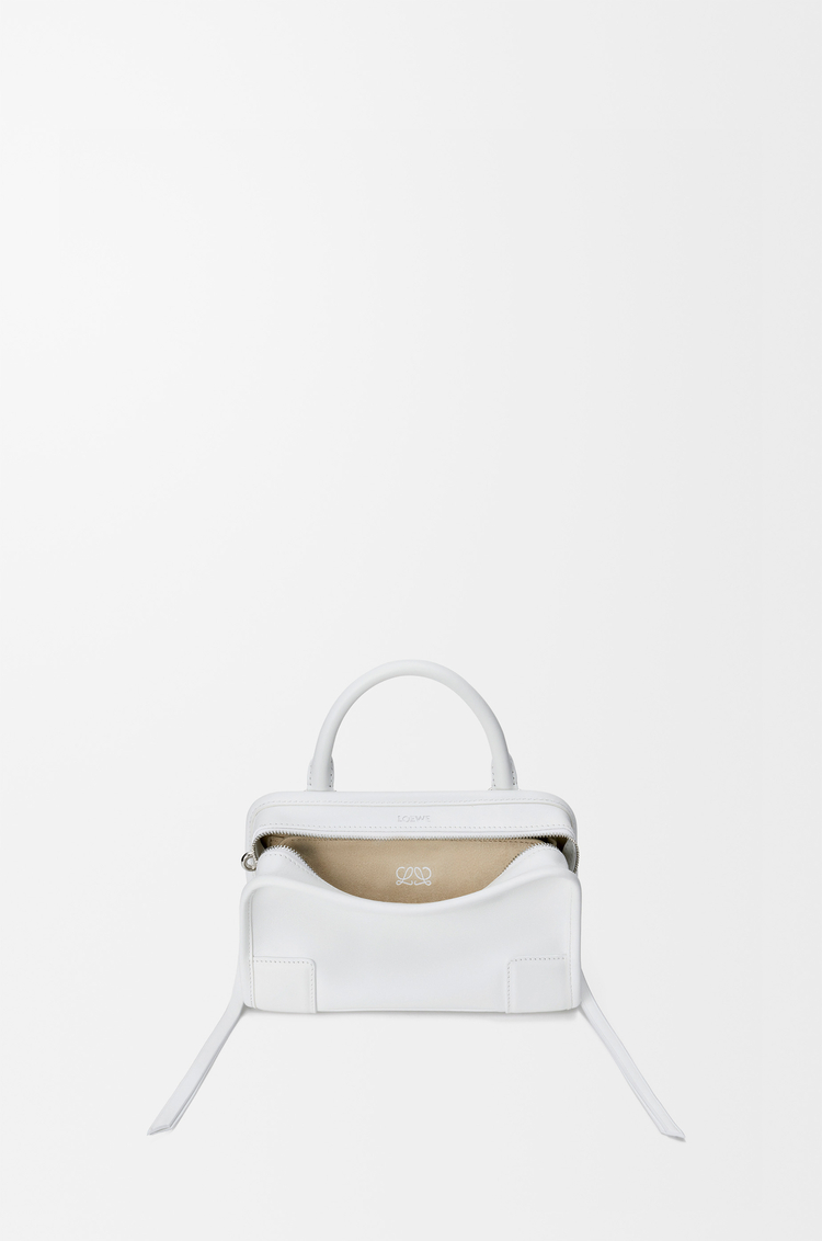 LOEWE Mini Amazona 180 bag in soft calfskin White