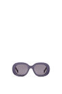 LOEWE Oval sunglasses in acetate Dusty Lilac