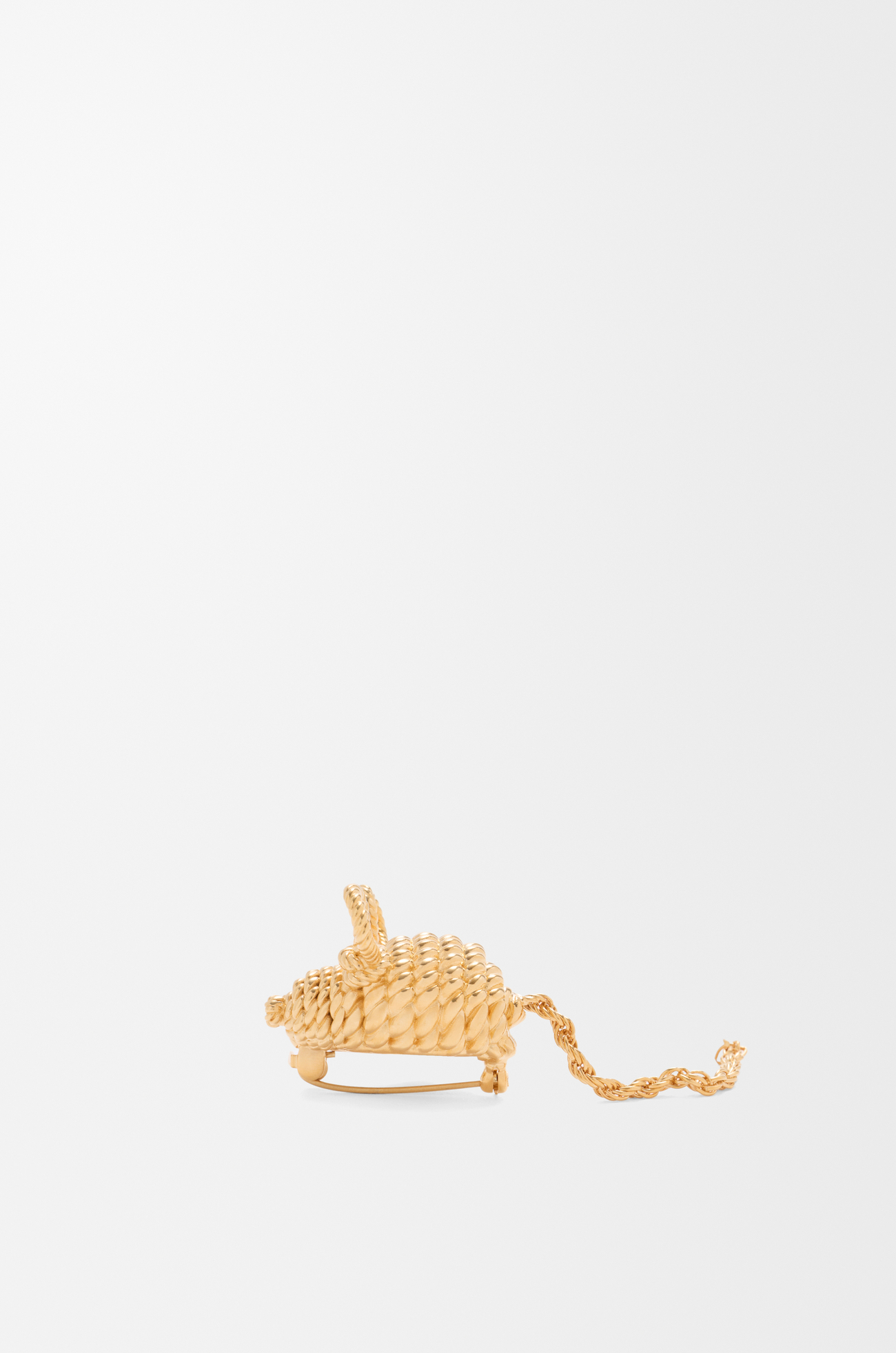 LOEWE Broche Mouse Dorado
