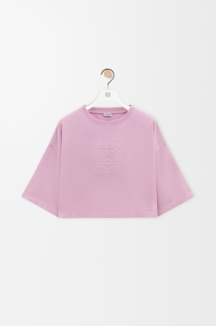 LOEWE クロップド Tシャツ（コットン） ライラック