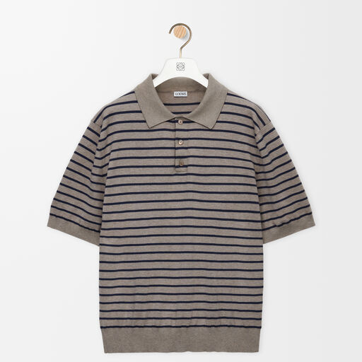 ポロ セーター（コットン） グレー - LOEWE 