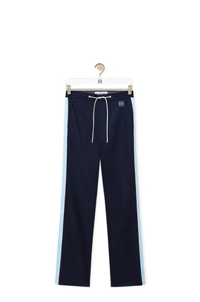LOEWE Tracksuit trousers in cotton Midnight Blue