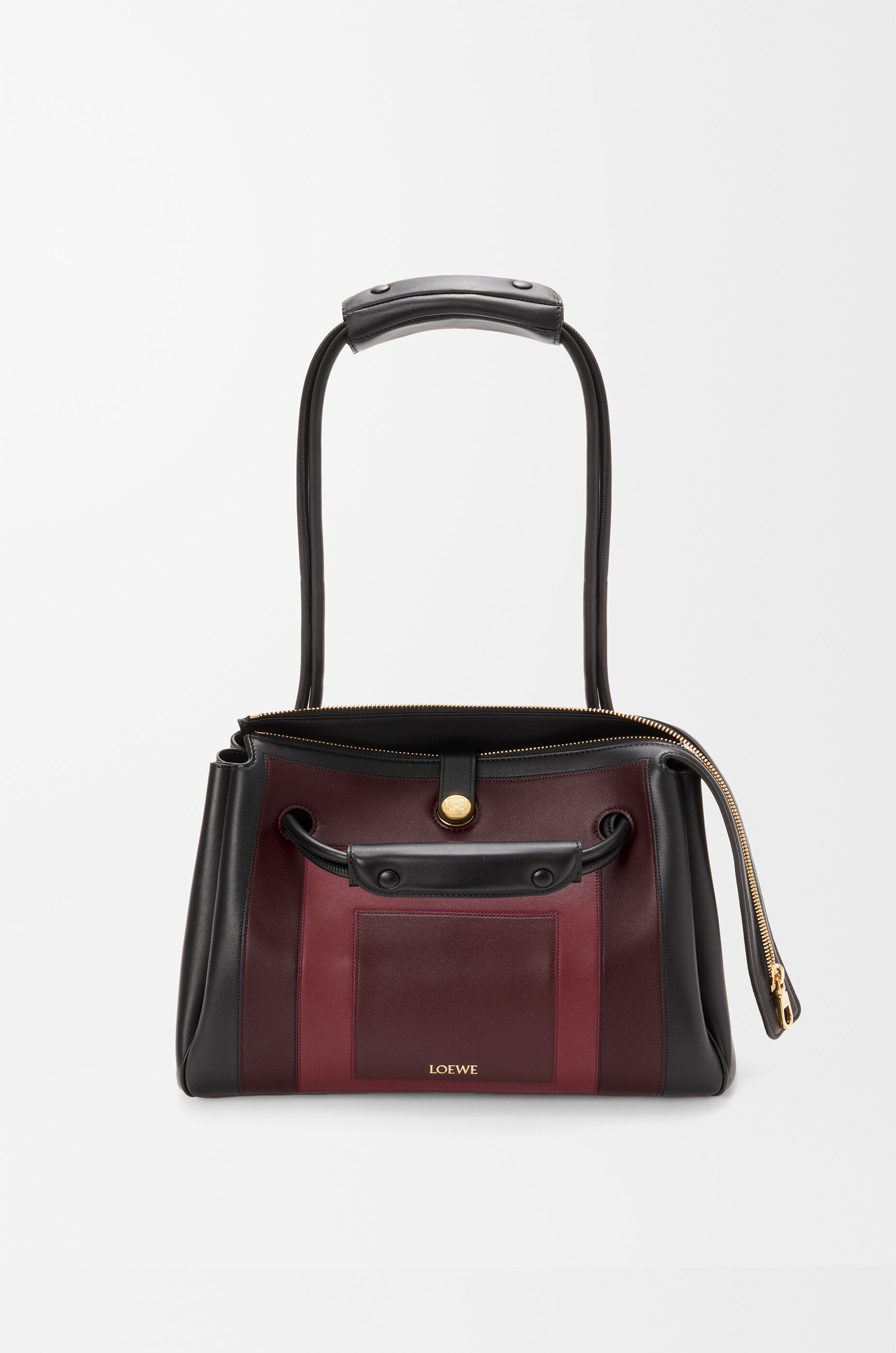 マドリードバッグ ミディアム（サプルカーフ） ブラック - LOEWE