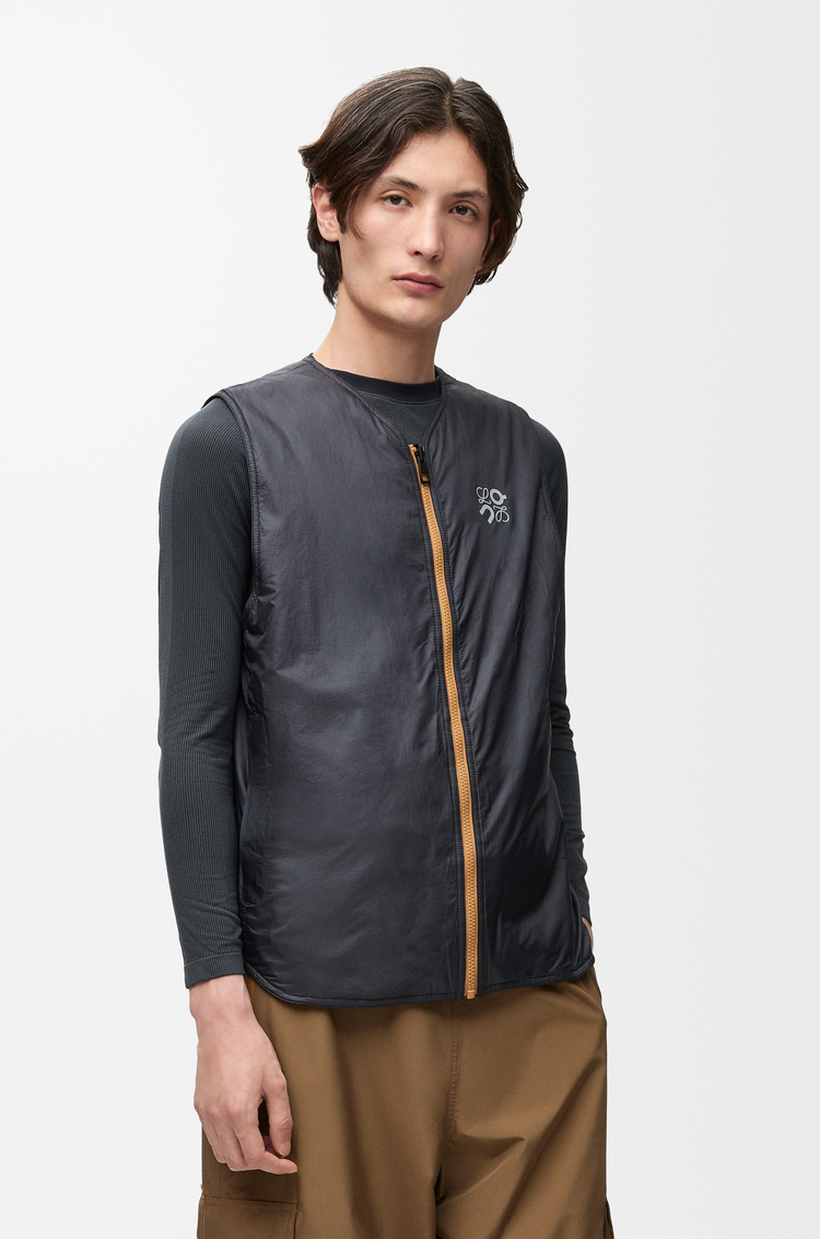 LOEWE Short parka in technical cotton Lilac