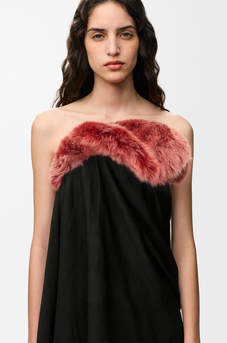 LOEWE Vestido en mezcla de viscosa Negro
