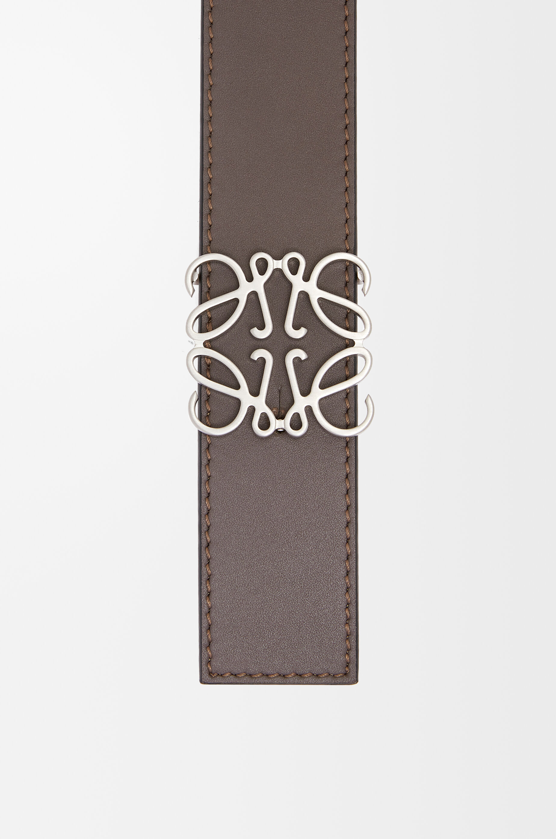 小物 LOEWE ANAGRAM BELT Reversible Anagram belt in smooth calfskin Black - LOEWE