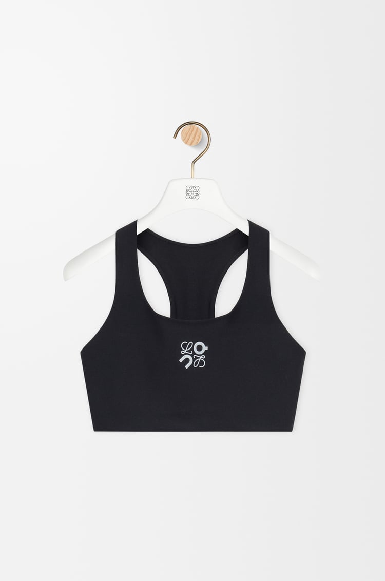 LOEWE 柔軟科技平紋針織胸衣 黑色