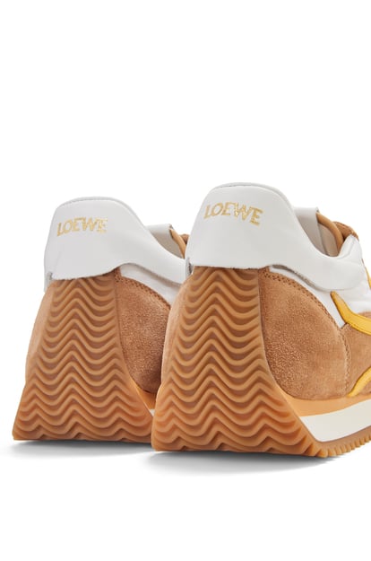 LOEWE Flow Runner in nylon and suede Natural Vachetta/Facade plp_rd