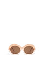 LOEWE Halfmoon sunglasses in acetate Gradient Rose/Gold pdp_rd