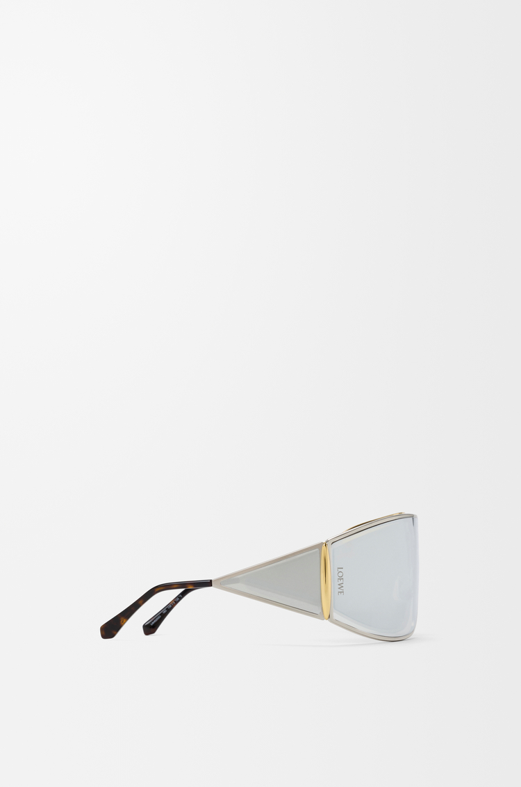 LOEWE Speed Shield 太陽眼鏡  銀色/金色