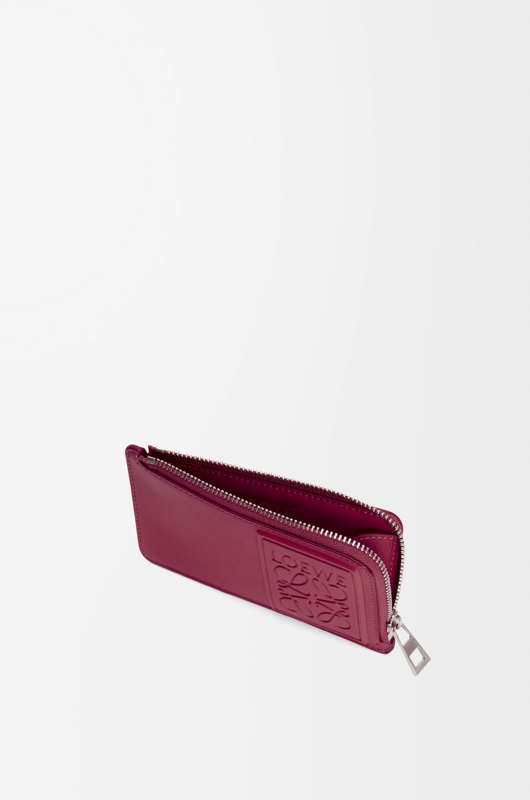 コインカードホルダー（サテンカーフ） レッド - LOEWE