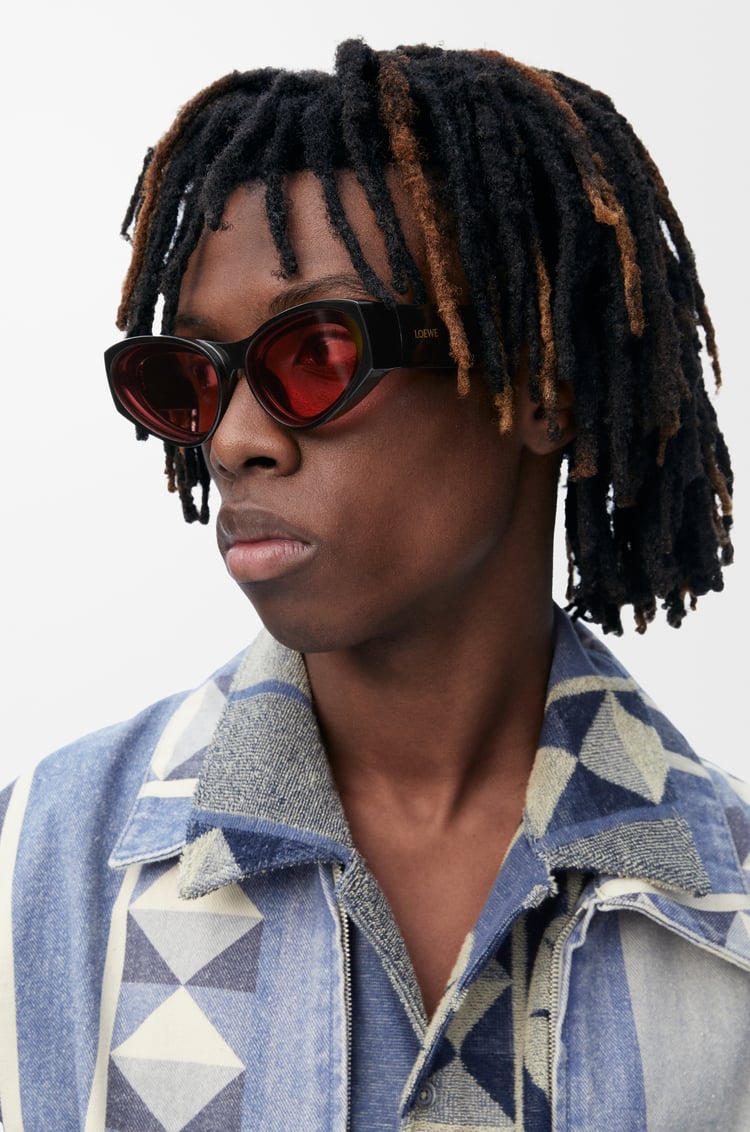 LOEWE Front lenses cateye sunglasses  Black