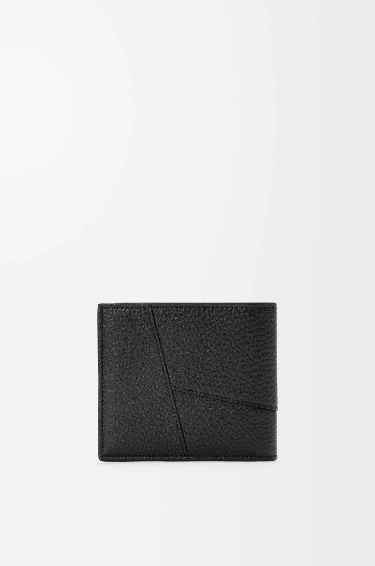 LOEWE 퍼즐 바이폴드 지갑 - 유연한 그레인 카프스킨 블랙