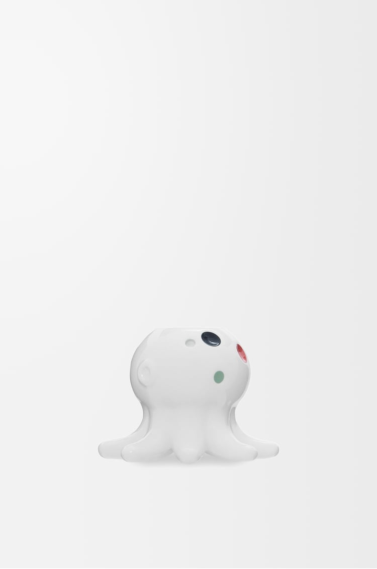 LOEWE Octopus dice Soft White/Multicolour