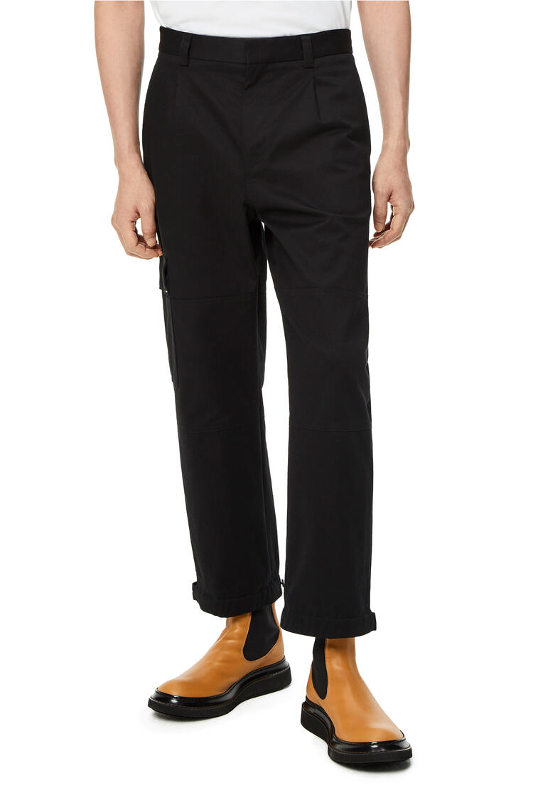 LOEWE Cargo trousers in cotton Black pdp_rd
