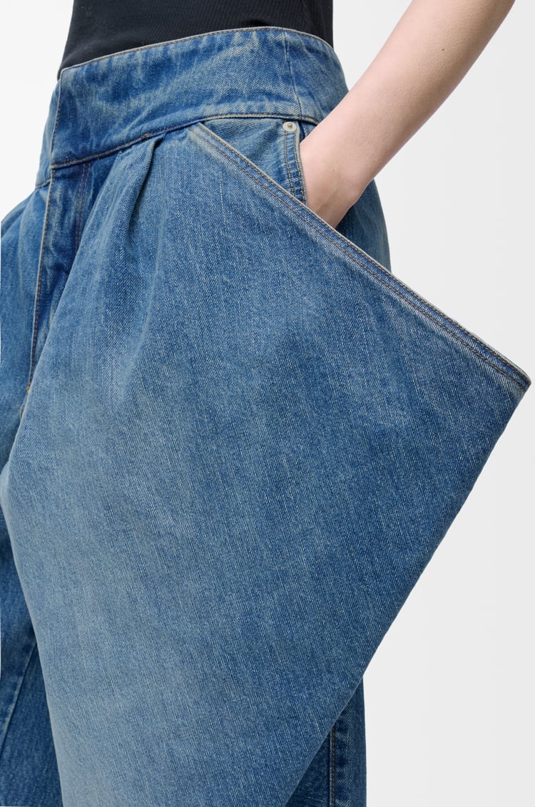 LOEWE トラウザーズ（デニム） デニムブルー