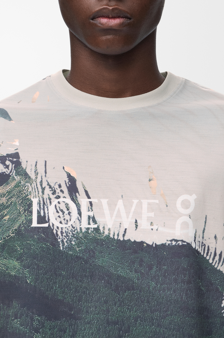 LOEWE T-shirt in technical jersey Multicolor
