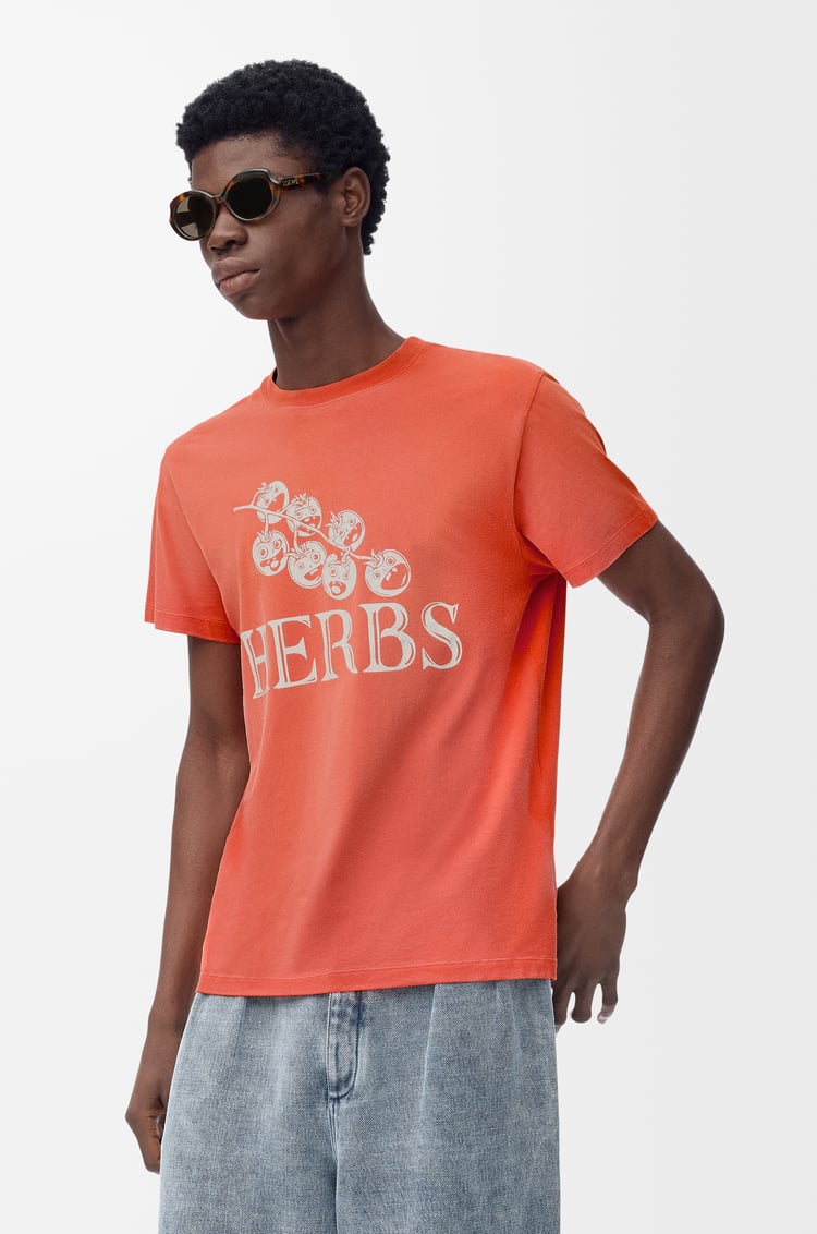 LOEWE レギュラーフィット Tシャツ（コットン） オレンジ