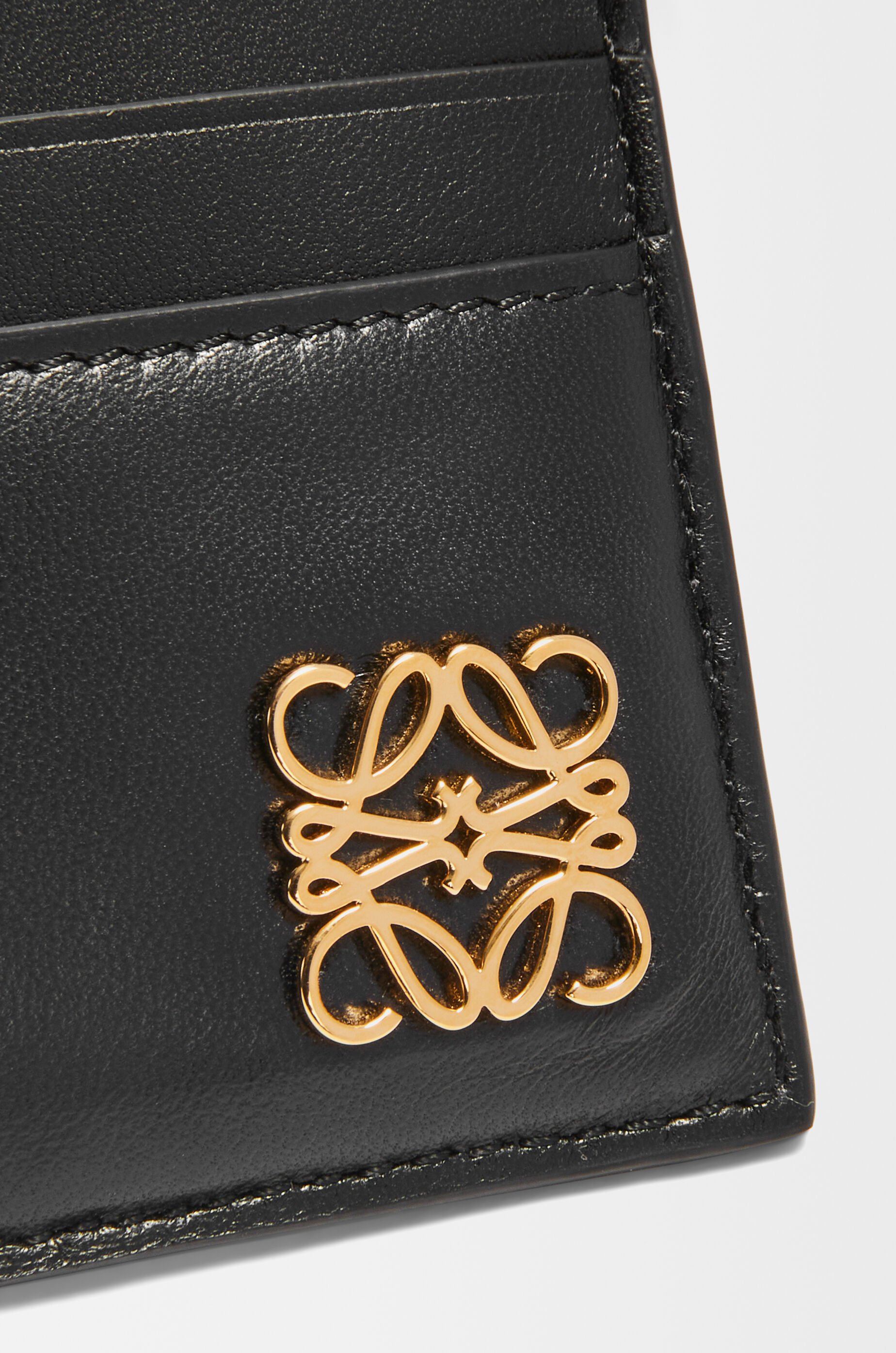 カードケース・名刺入れ LOEWE 25SS Black Anagram Puffer card wallet C821322X01 1100 Puffer Anagram leather card holder in black - Loewe | Mytheresa