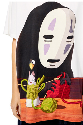 LOEWE Kaonashi oversize T-shirt in cotton Multicolor plp_rd