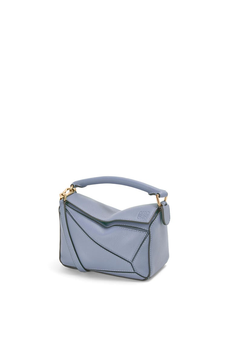 LOEWE Mini Puzzle bag in classic calfskin Atlantic Blue pdp_rd