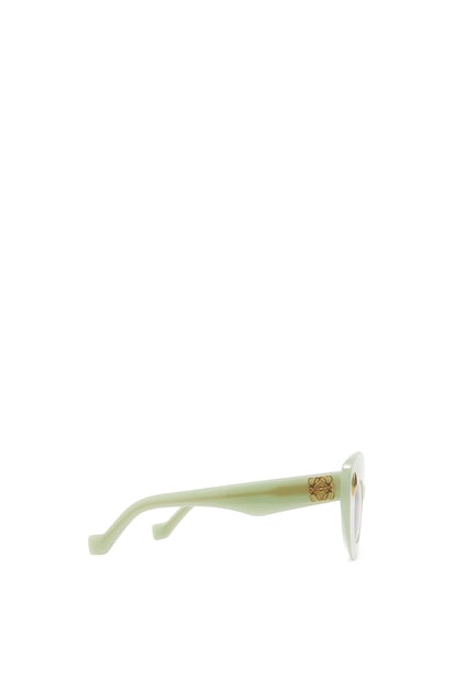 LOEWE Retro Screen sunglasses in acetate 黏土綠/春玉綠 plp_rd