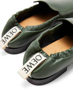 LOEWE Elasticated loafer in calf Forest Green plp_rd