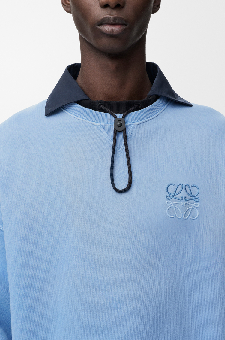 LOEWE Sweatshirt in cotton Blue